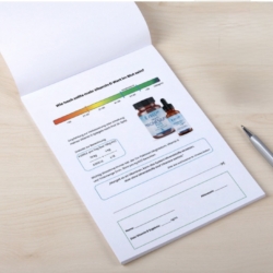 A5 Abreißblock zur Vitamin D Messung