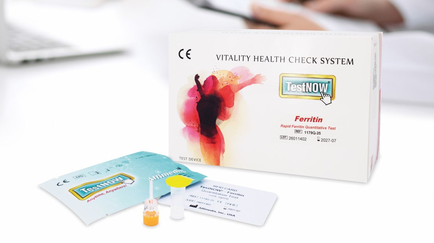 Ferritin Test (25Stück)